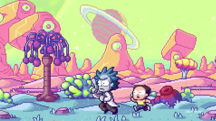 Rick and Morty ganha anima&ccedil;&atilde;o em pixel art