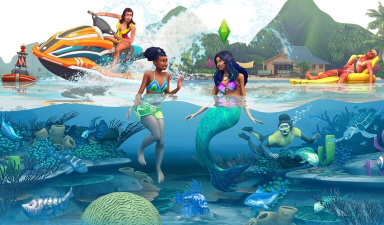 Ilhas Tropicais | Nova expans&atilde;o de The Sims 4 tem praias e sereias