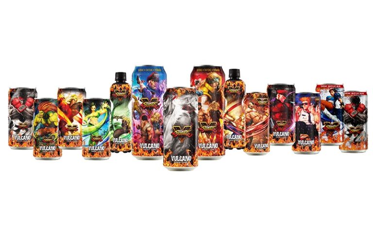 Energ&eacute;ticos com embalagem de Street Fighter ser&atilde;o lan&ccedil;ados no Brasil