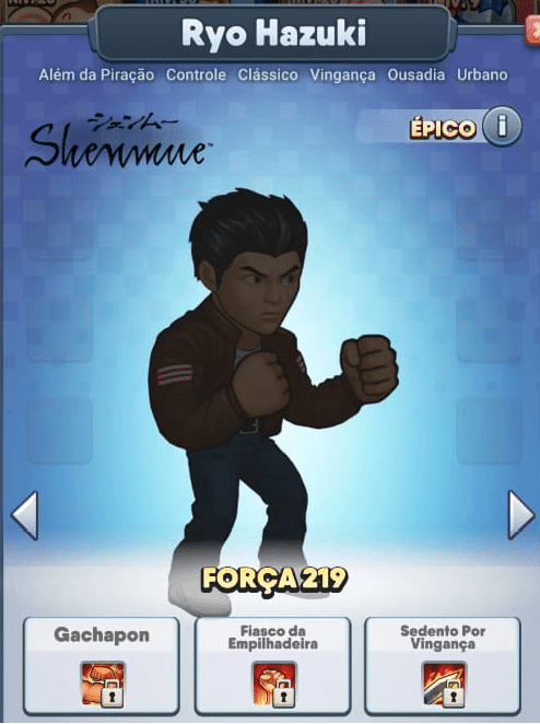 Ryo Hazuki de Shenmue se junta ao Sega Heroes