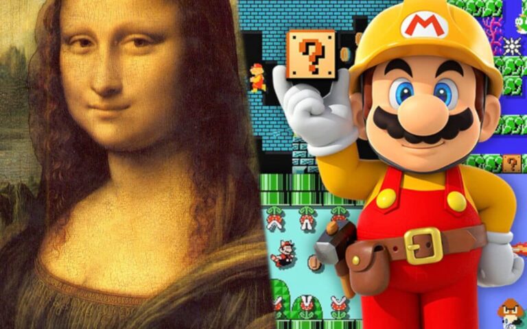 F&atilde; recria Monalisa usando sprites de Super Mario World