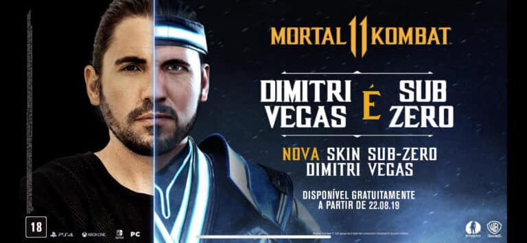 Mortal Kombat 11 ter&aacute; skin gr&aacute;tis para Sub-Zero