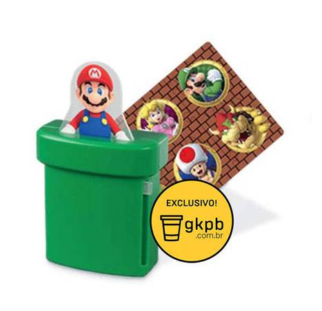 Super Mario volta ao McLanche Feliz aqui no Brasil