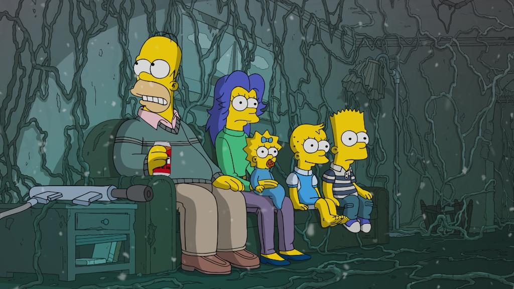 Os Simpsons faz refer&ecirc;ncia a Stranger Things em novo epis&oacute;dio