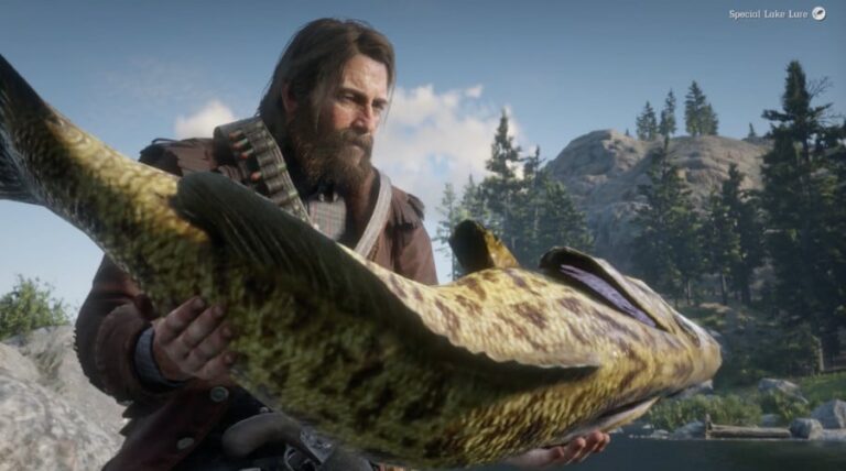 Jogador encontra peixe lend&aacute;rio em Red Dead Redemption 2