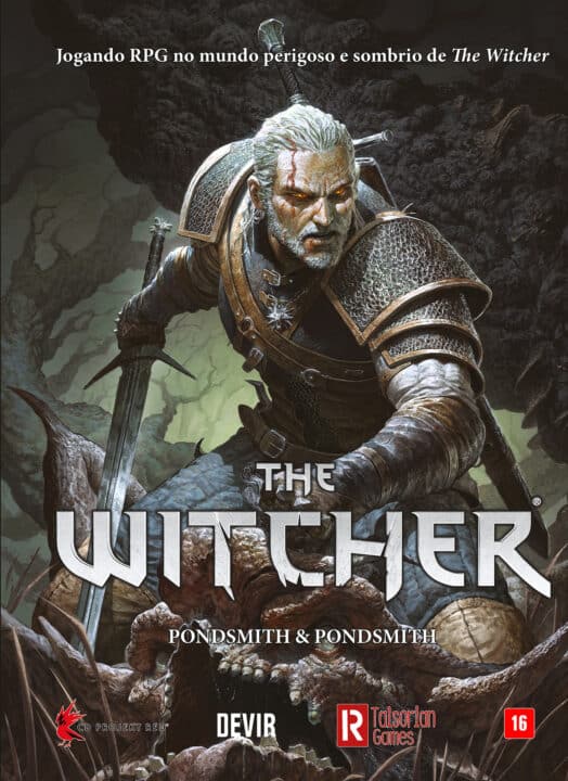 Capa RPG de Mesa de The Witcher