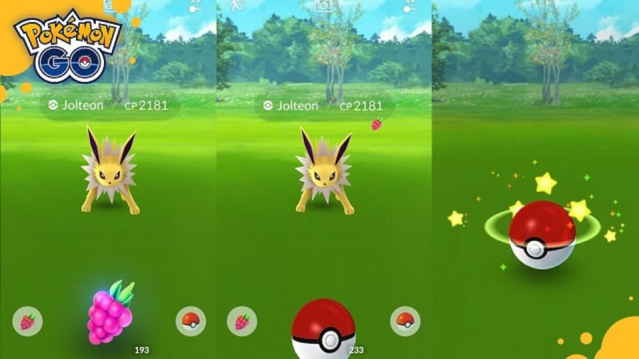 Como jogar Pok&eacute;mon Go - Capturando um Pok&eacute;mon