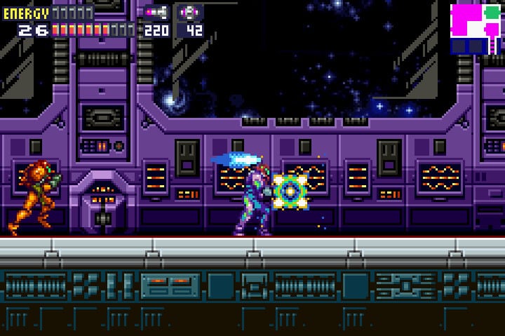 Metroid Fusion GBA