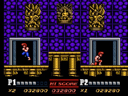 Jogos de NES multiplayer Double Dragon II