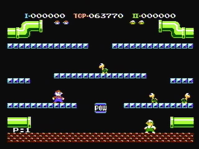 Jogos de NES multiplayer  - Mario Bros