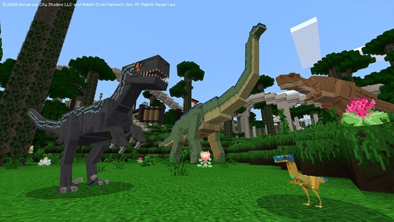 Minecraft recebe DLC de Jurassic World