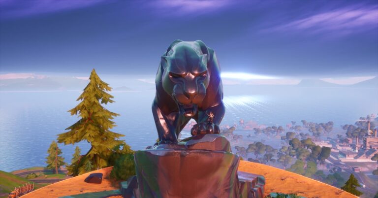 Fortnite tem monumento de Pantera Negra adicionado ao mapa