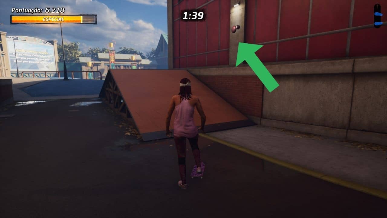 Localidades dos sinos na fase Col&eacute;gio de Tony Hawk&rsquo;s Pro Skater 1+2