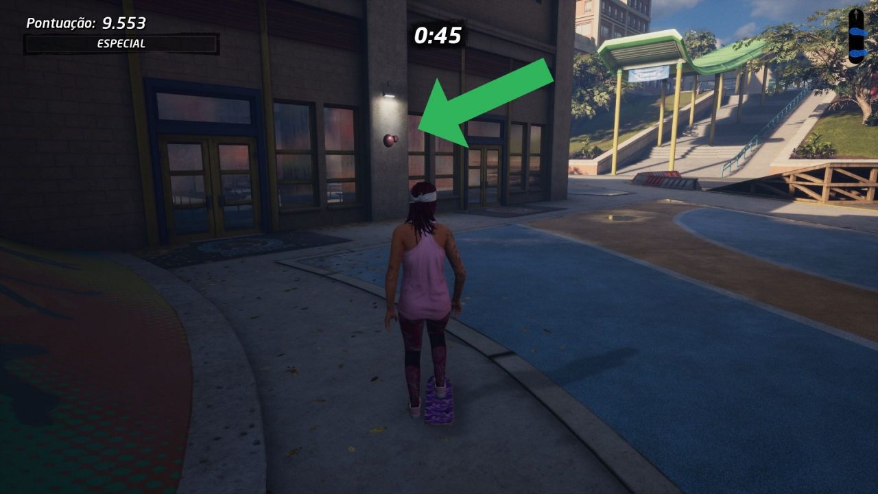 Localidades dos sinos na fase Col&eacute;gio de Tony Hawk&rsquo;s Pro Skater 1+2