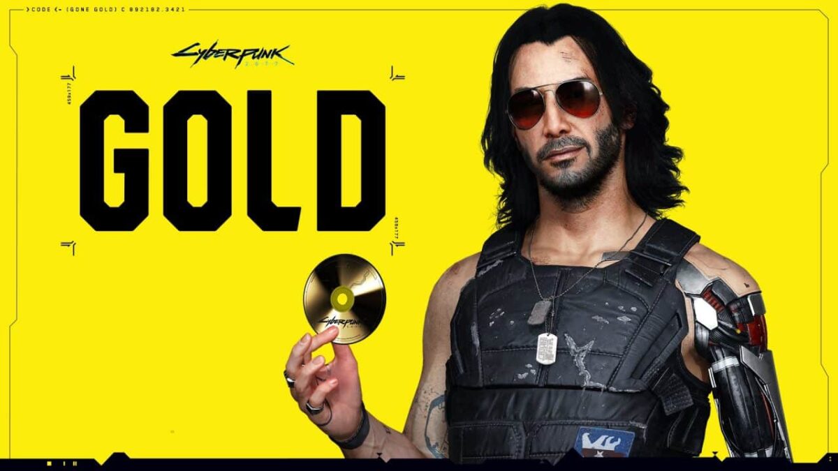Cyberpunk 2077 alcan&ccedil;a o estado Gold