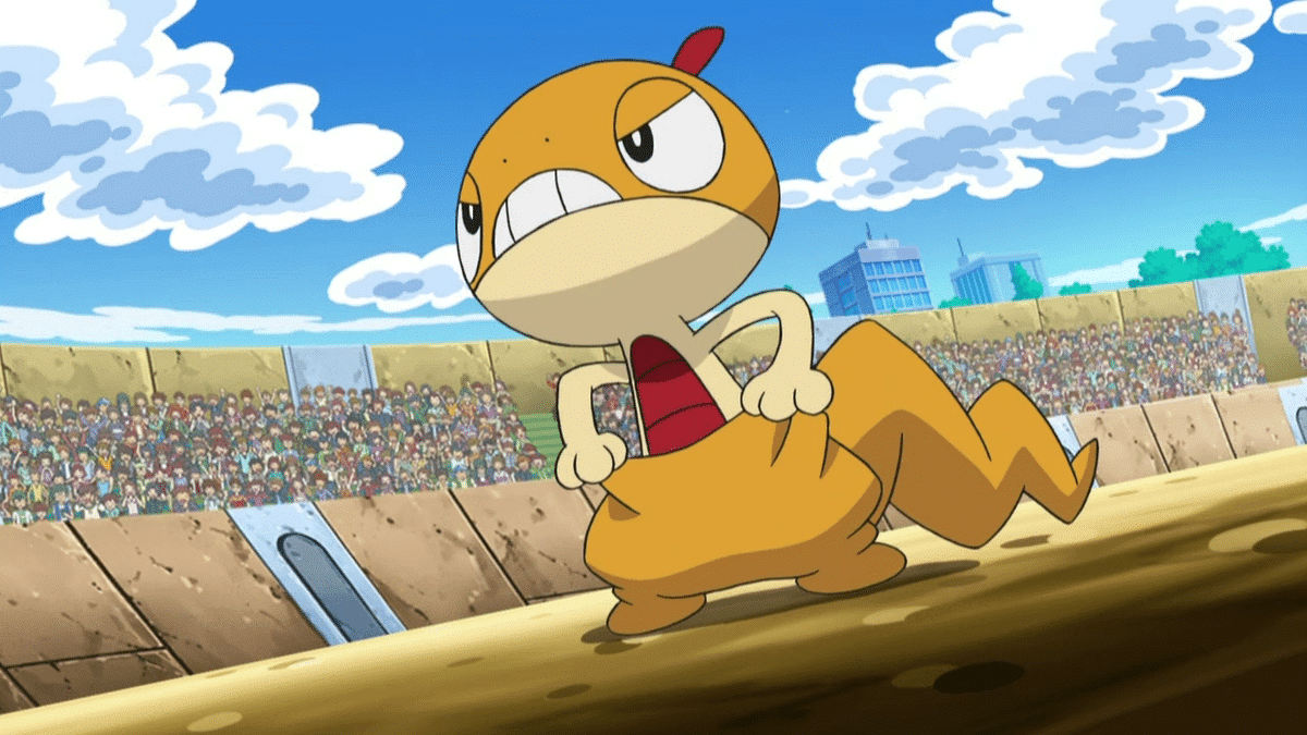 Scraggy, um poderoso Pok&eacute;mon lutador