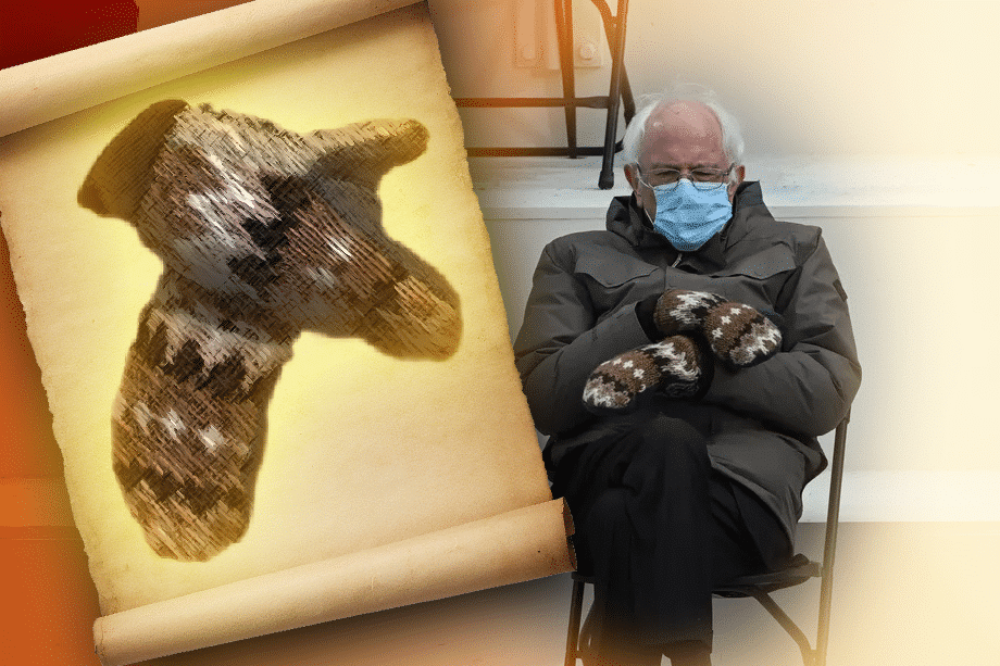 Luvas de Bernie Sanders tornam-se poderoso item em jogo de RPG