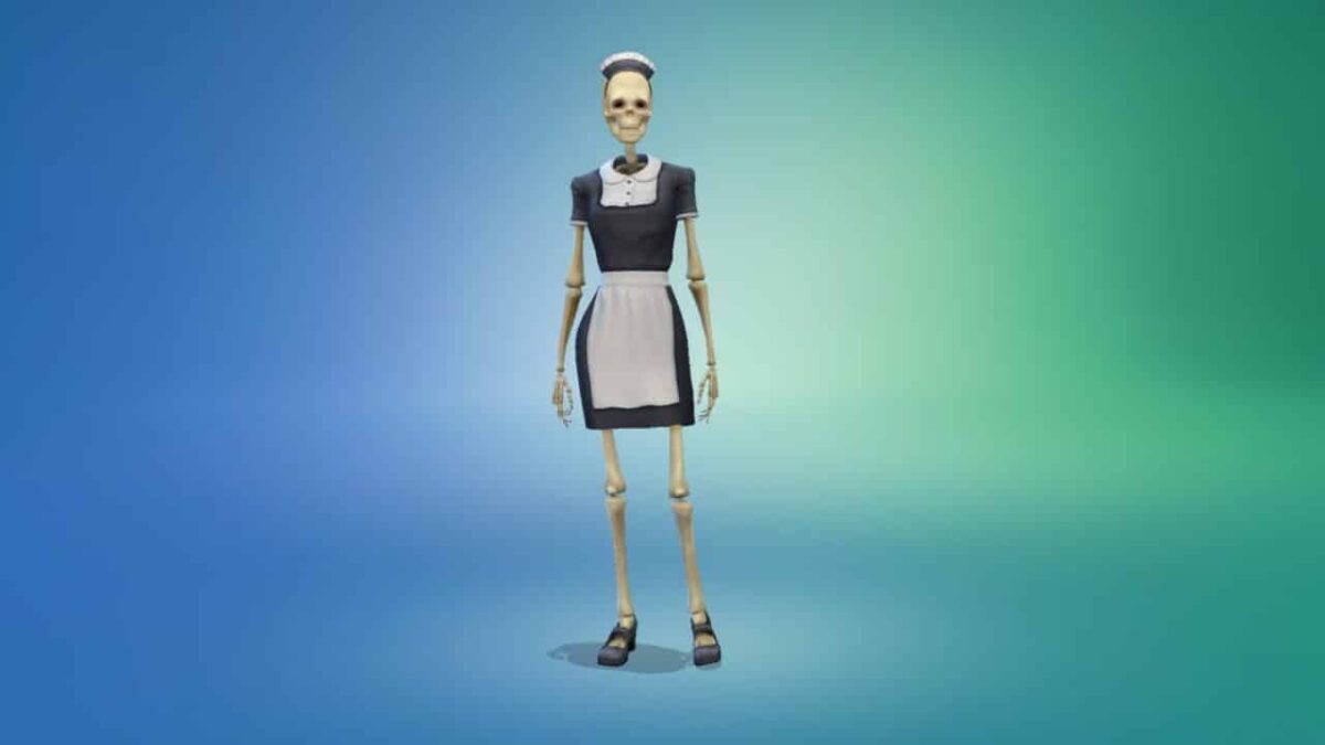 Ossilda em The Sims 4 | Saiba tudo sobre a empregada esquel&eacute;tica