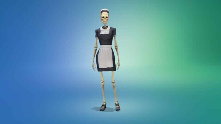 Ossilda em The Sims 4 | Saiba tudo sobre a empregada esquel&eacute;tica