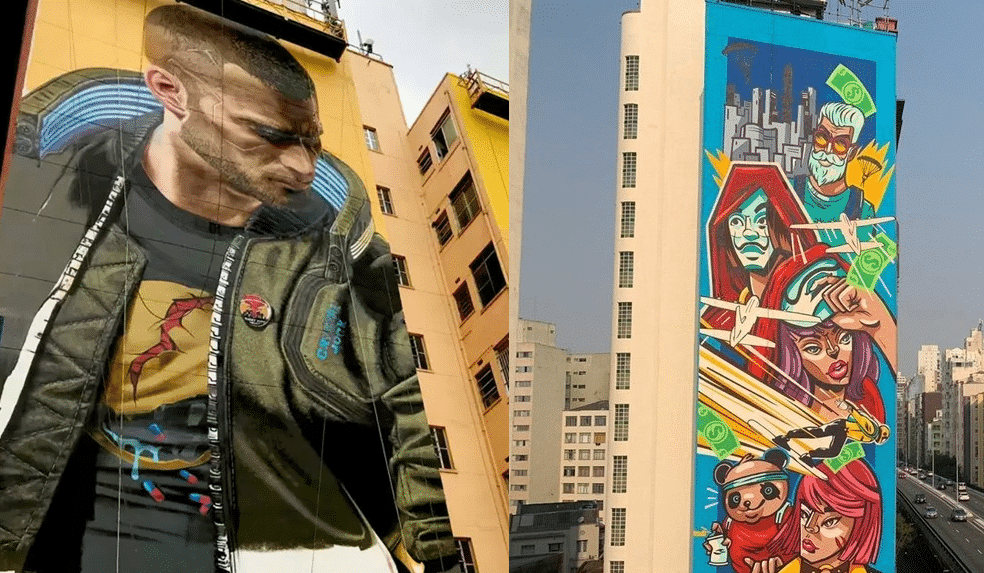 Murais de Cyberpunk 2077 e Free Fire s&atilde;o alvos de multa milion&aacute;ria em S&atilde;o Paulo