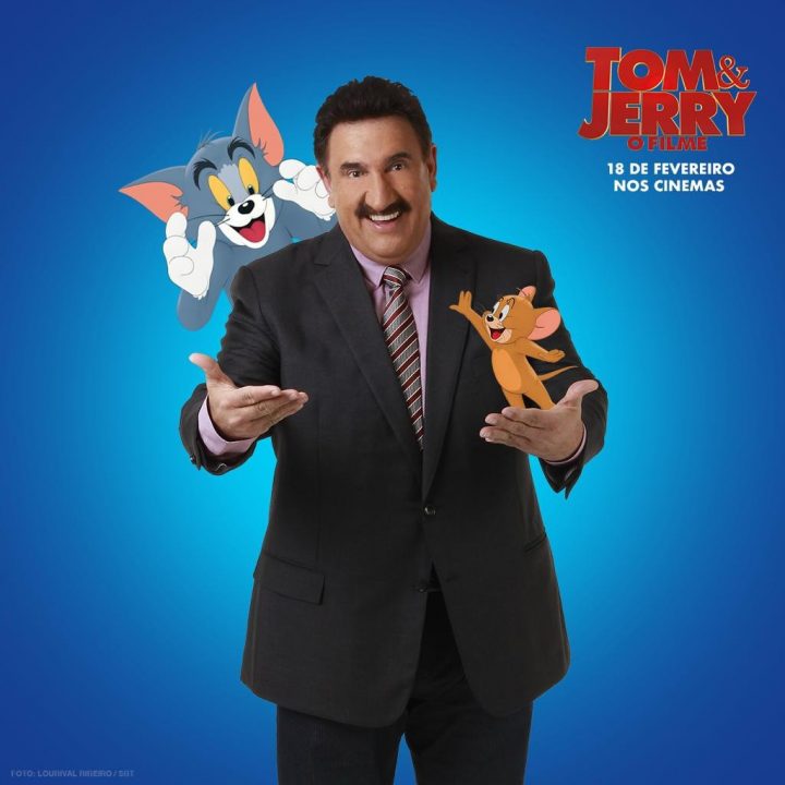 Tom Cavalcante e Ratinho dublaram Tom e Jerry