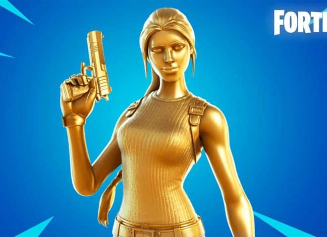 Como conseguir a Lara Croft Dourada em Fortnite
