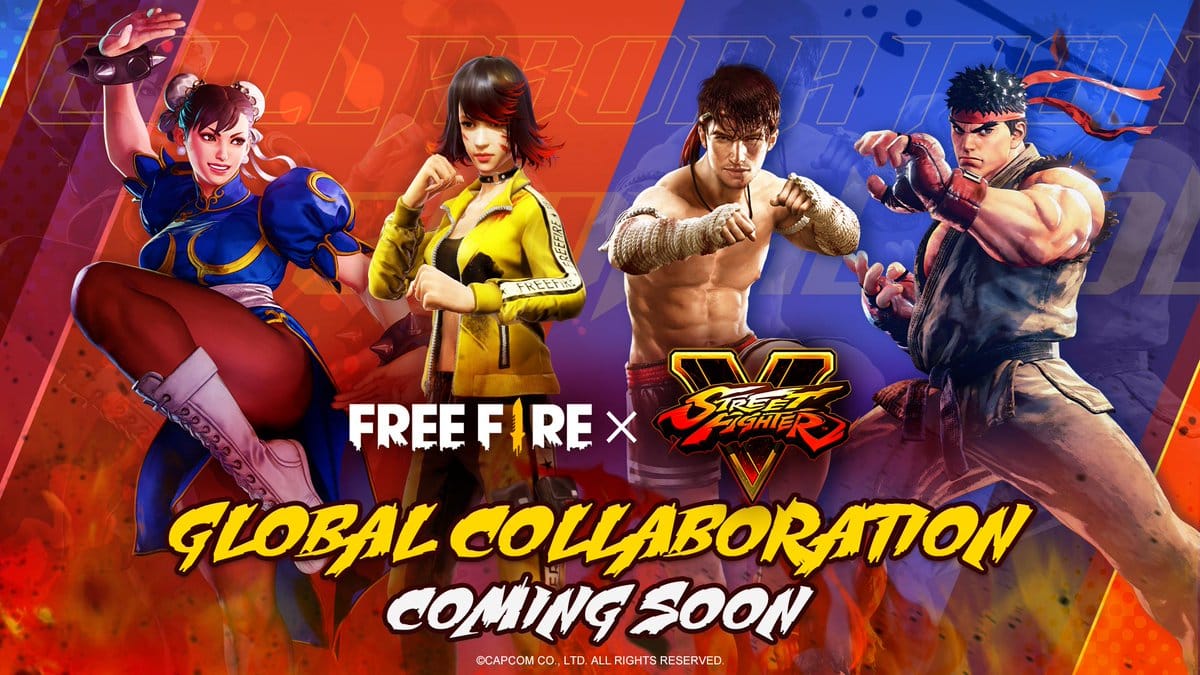 Free Fire | Game ter&aacute; crossover com Street Fighter
