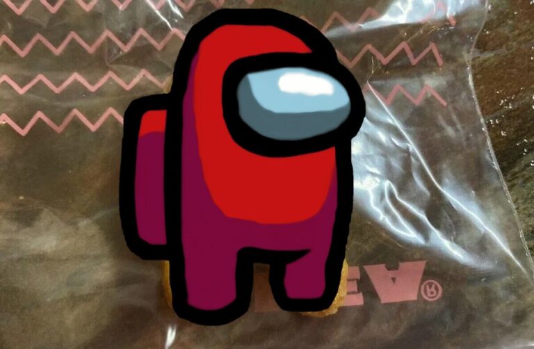 Nugget de Among Us est&aacute; sendo leiloado no eBay por mais de US$50 mil