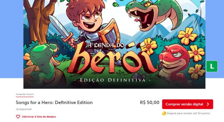 A Lenda do Her&oacute;i | Jogo brasileiro &eacute; lan&ccedil;ado no Nintendo Switch