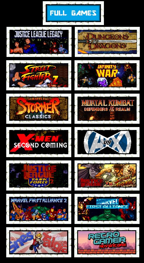 Jogos desenvolvidos pelo Zvitor em OpenBOR e MUGEN