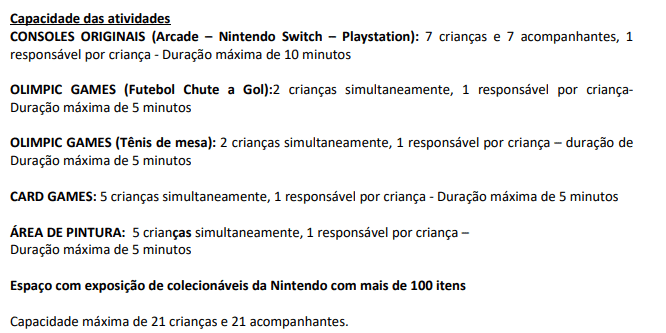 Atividades do Nerd Land no Shopping Eldorado