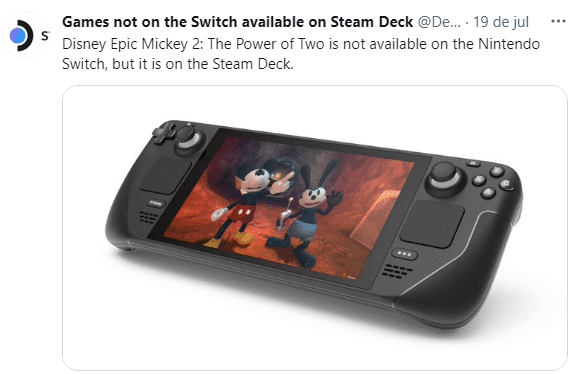 Disney Epic Mickey 2 on Steam Deck