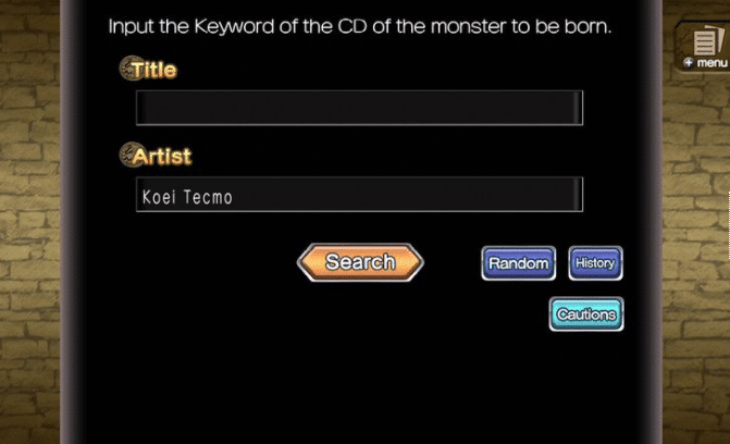 Busca por discos em Monster Rancher 1 & 2 DX