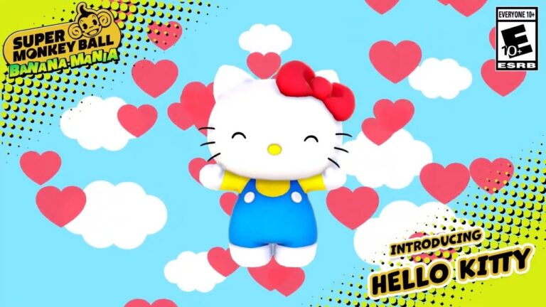 Hello Kitty ser&aacute; jog&aacute;vel em Super Monkey Ball: Banana Mania