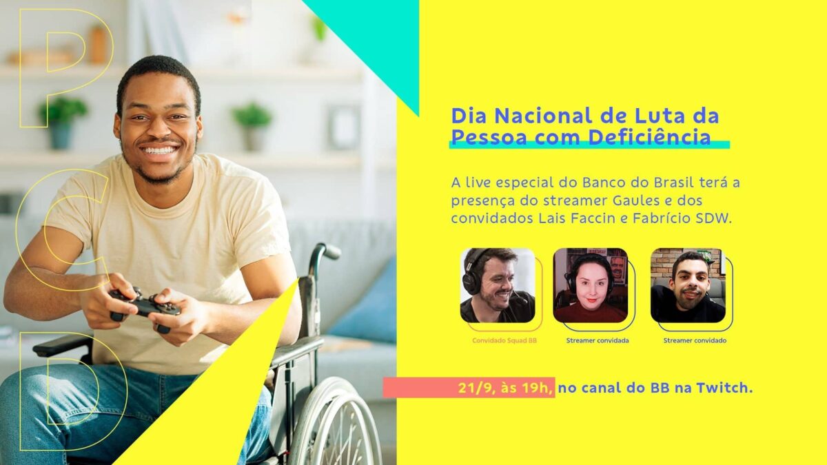 BB realiza live beneficente para o Dia Nacional de Luta da Pessoa com Defici&ecirc;ncia