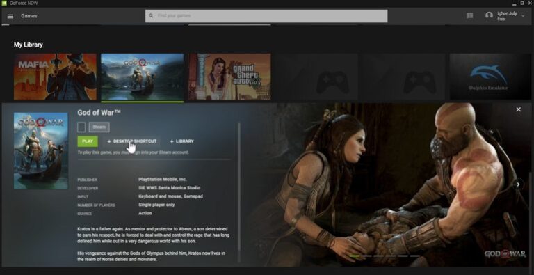 Vazamento do GeForce Now sugere que haver&aacute; God of War para PC