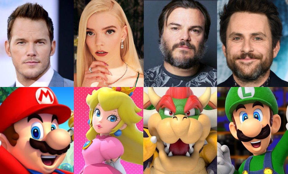 Elenco do filme de Mario Bros com Chris Pratt, Jack Black e Anya Taylor-Jo