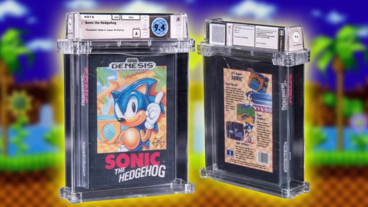 Cartucho do Sonic &eacute; arrematado por mais de 2 milh&otilde;es de reais em leil&atilde;o
