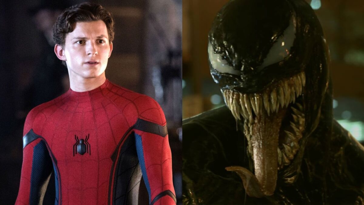 Venom: Tempo de Carnificina | Tom Holland comemora lan&ccedil;amento do filme