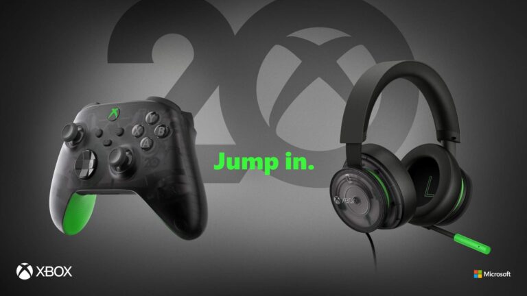 Xbox: marca celebra os 20 anos com controle e headset comemorativo