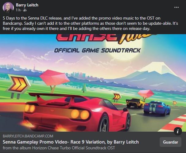 Horizon Chase: Compositor de Top Gear compartilha nova m&uacute;sica em Senna Sempre
