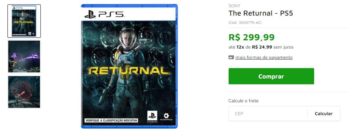 Returnal: update 2.0 traz modo fotografia e suspens&atilde;o de ciclo no PS5