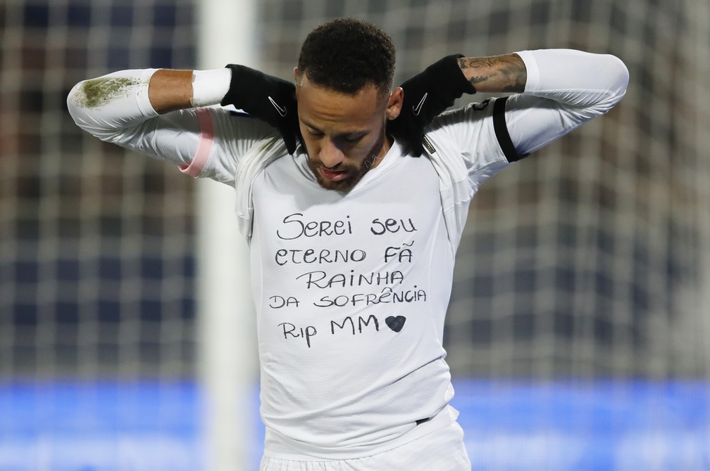 Homenagem de Neymar para Mar&iacute;lia Mendon&ccedil;a fica eternizada em FIFA 22