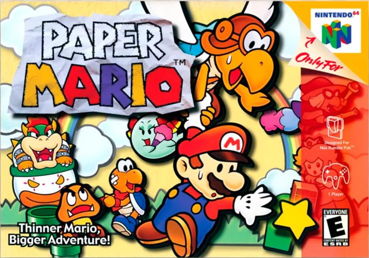 Paper Mario de Nintendo 64 chegar&aacute; ao Nintendo Switch