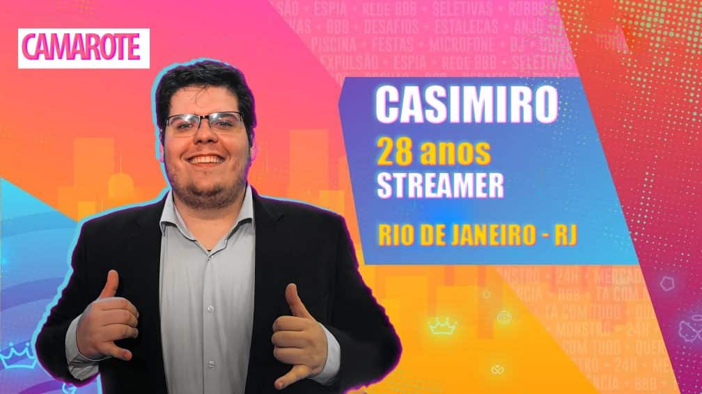 F&atilde;s de Casimiro cogitam possibilidade do Streamer entrar no BBB 22