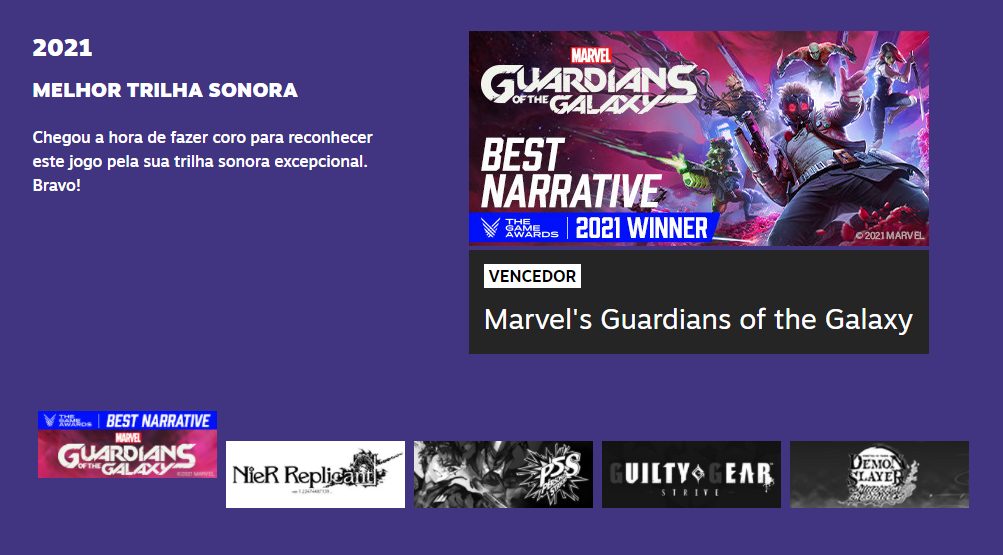 Steam Awards 2021: conhe&ccedil;a os melhores jogos eleitos pelos usu&aacute;rios