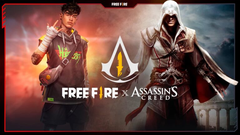 Free Fire far&aacute; crossover com Assassin&rsquo;s Creed