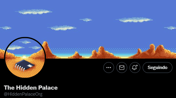 Perfil do The Hidden Palace no Twitter