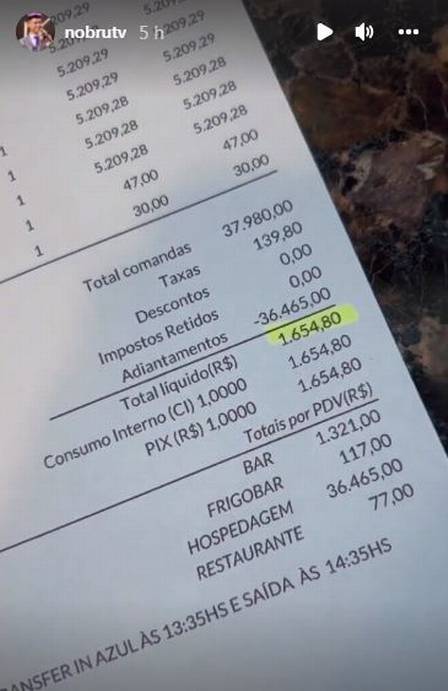 Nobru, campe&atilde;o de Free Fire, gasta R$ 40 mil em hotel de Noronha