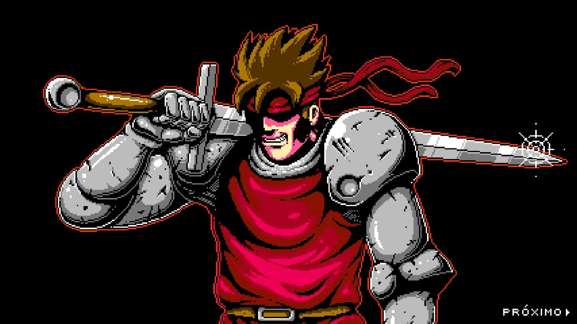 Protagonista de Infernax ao decidir tocar o terror.